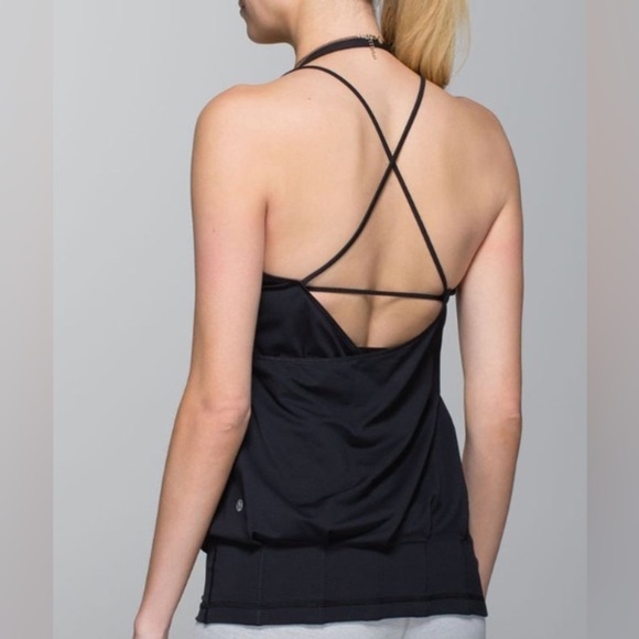 lululemon athletica Tops - Lululemon Flow & Go Tank Black